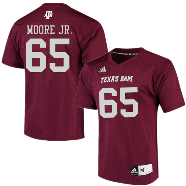 Men #65 Dan Moore Jr. Texas Aggies College Football Jerseys Sale-Maroon Alumni Player Jersey - Click Image to Close